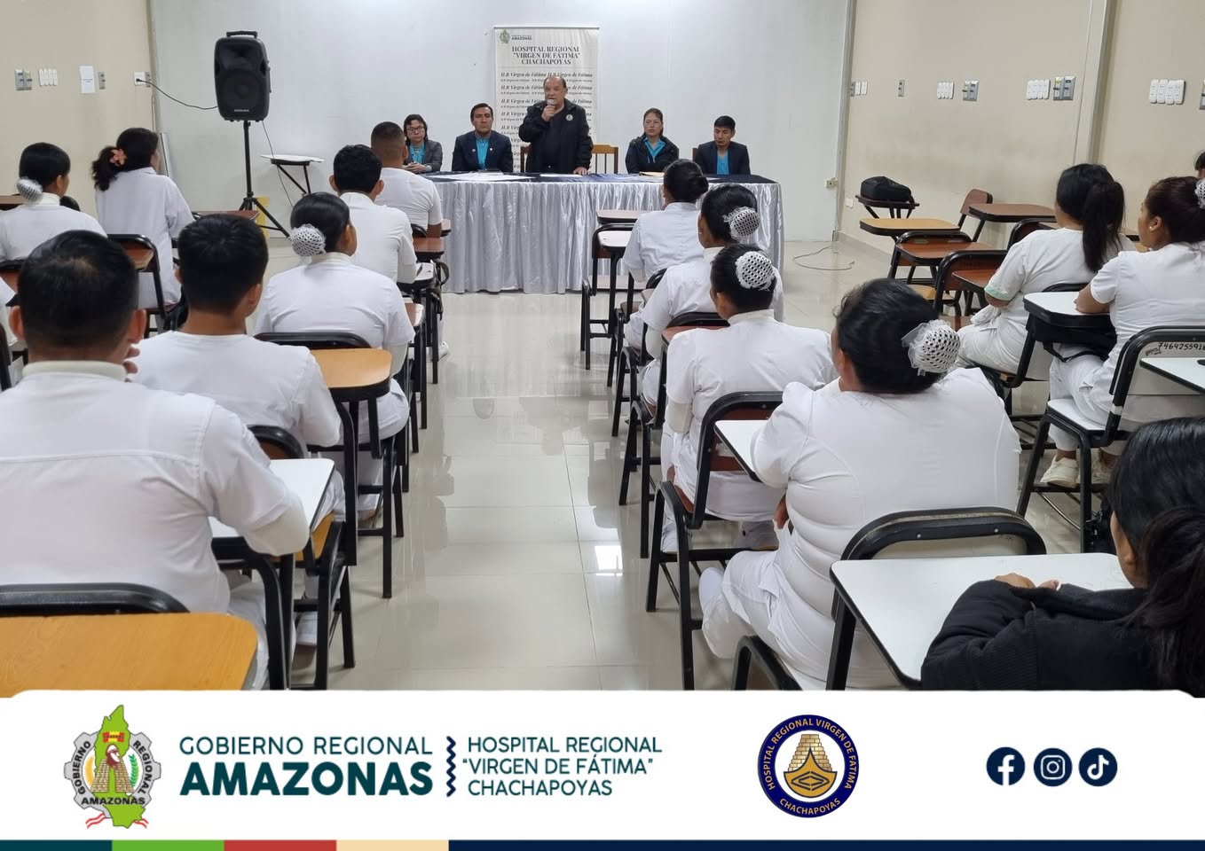 HOSPITAL REGIONAL VIRGEN DE FÁTIMA REALIZÓ PROCESO DE INDUCCIÓN A ESTUDIANTES DE ENFERMERÍA TÉCNICA